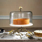 Lovebirds Cake Stand With Dome